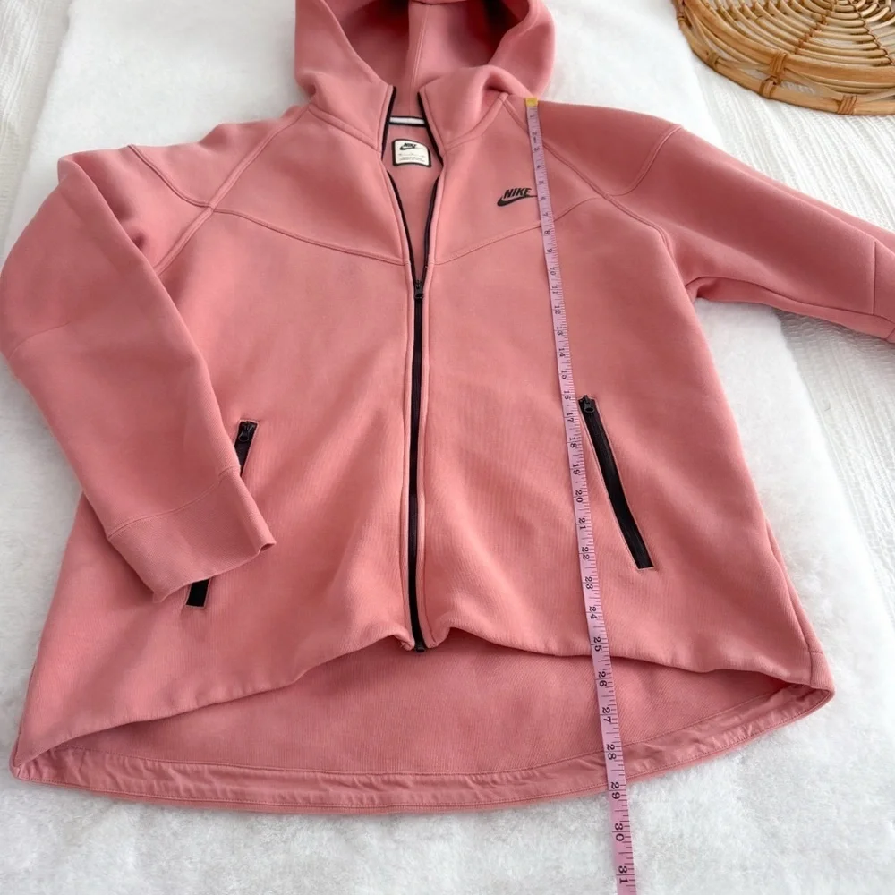 Nike Sportswear Tech Fleece Windrunner Zip Up Sweatshirt Pink